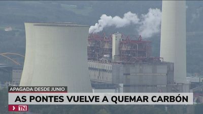 La Central Térmica de As Pontes vuelve a quemar carbón