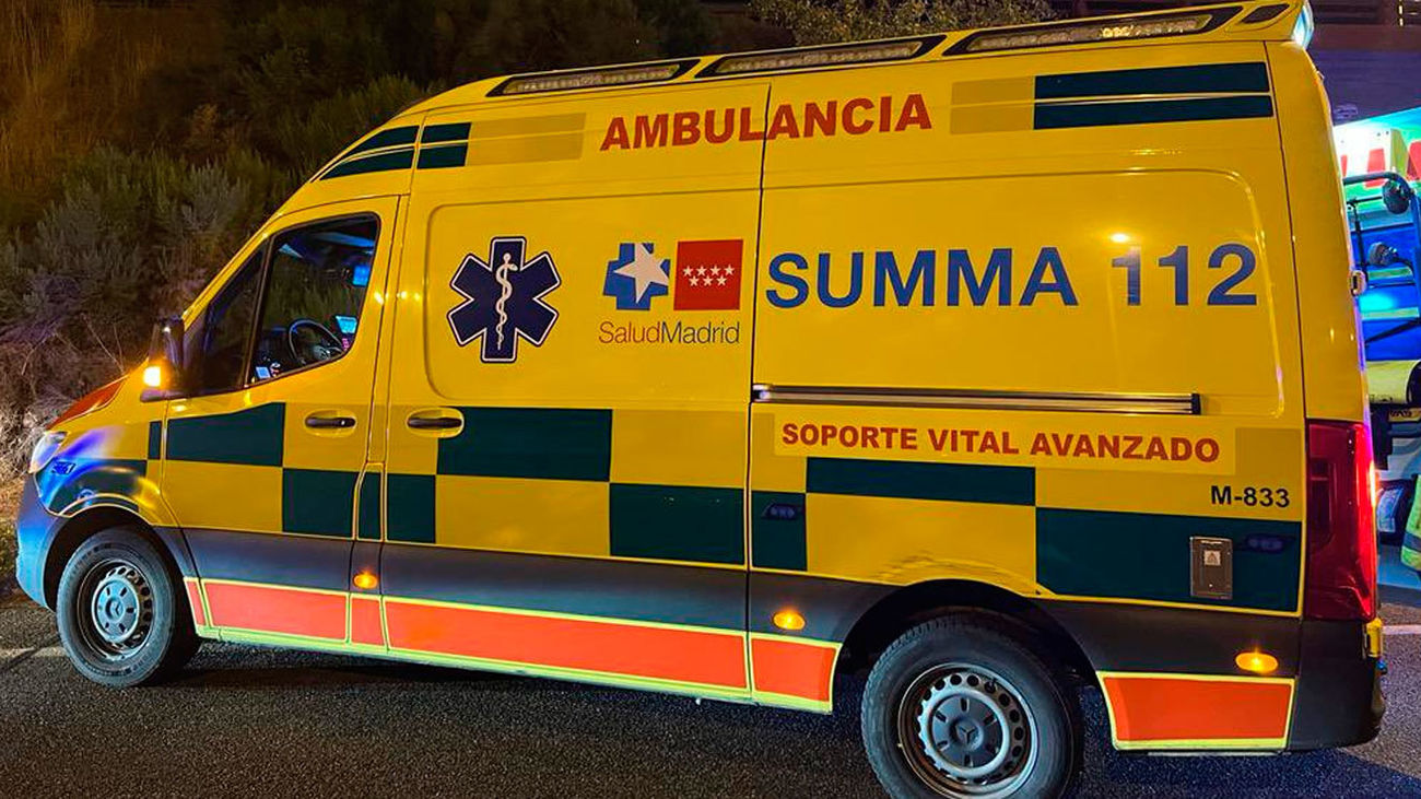 Muy grave un motorista de 36 años tras sufrir un accidente de tráfico en Torrejón de la Calzada