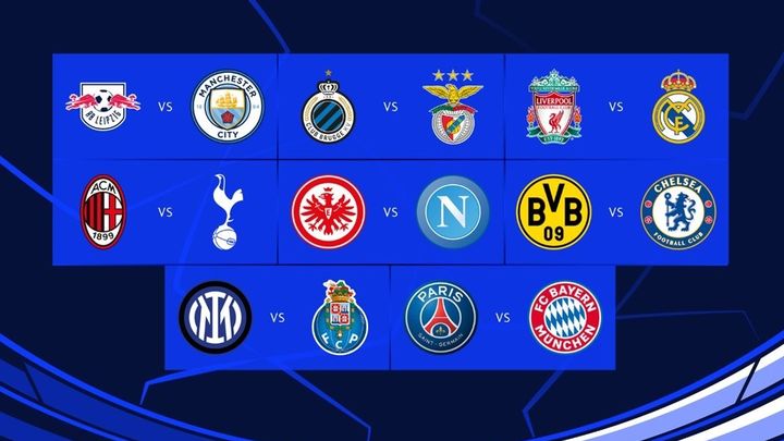 Sorteo de octavos de final de la Champions / UEFA
