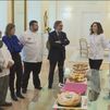 Los reposteros de Madrid, recibidos en la Real Casa de Correos