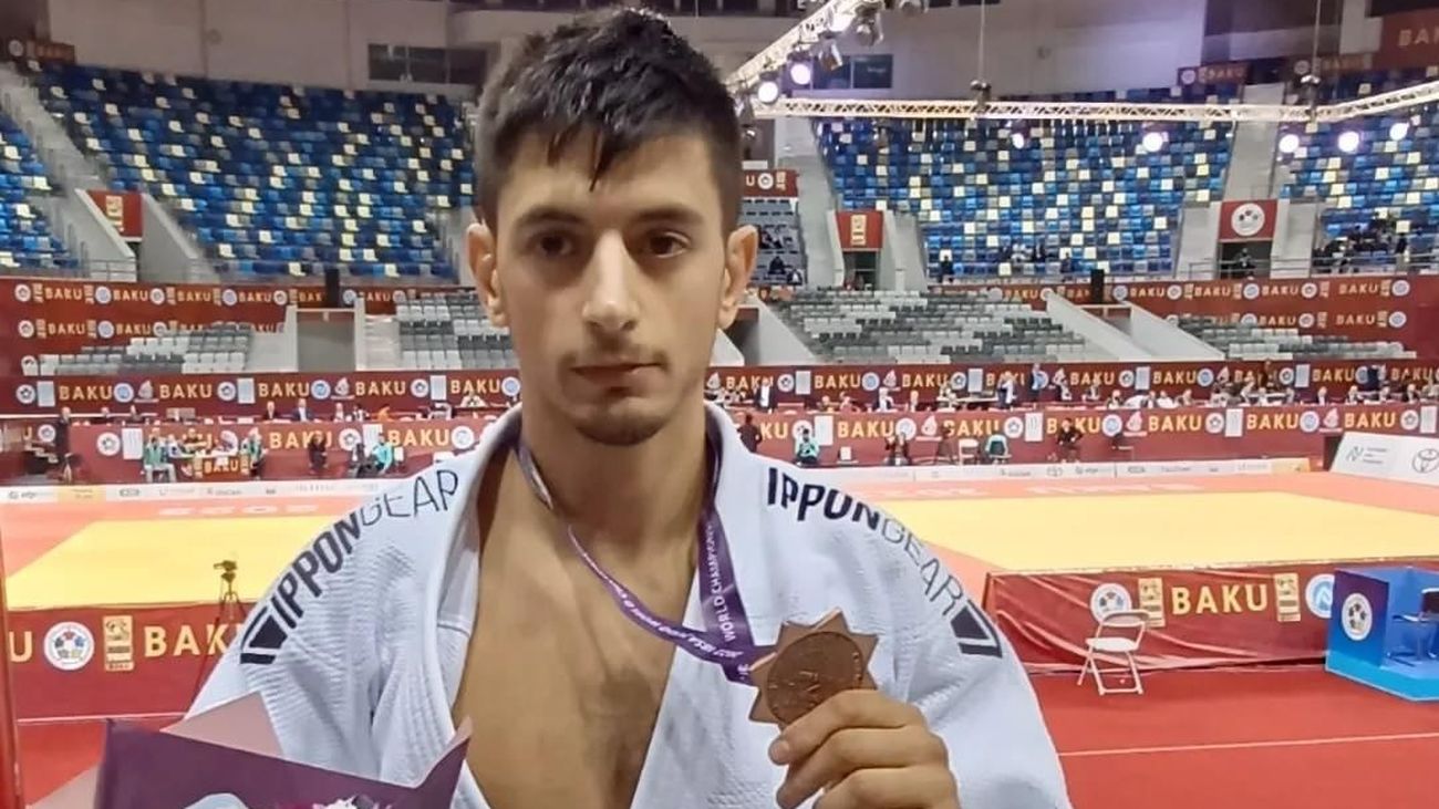El madrileño Daniel Gavilán, bronce en el Mundial de Judo para Ciegos