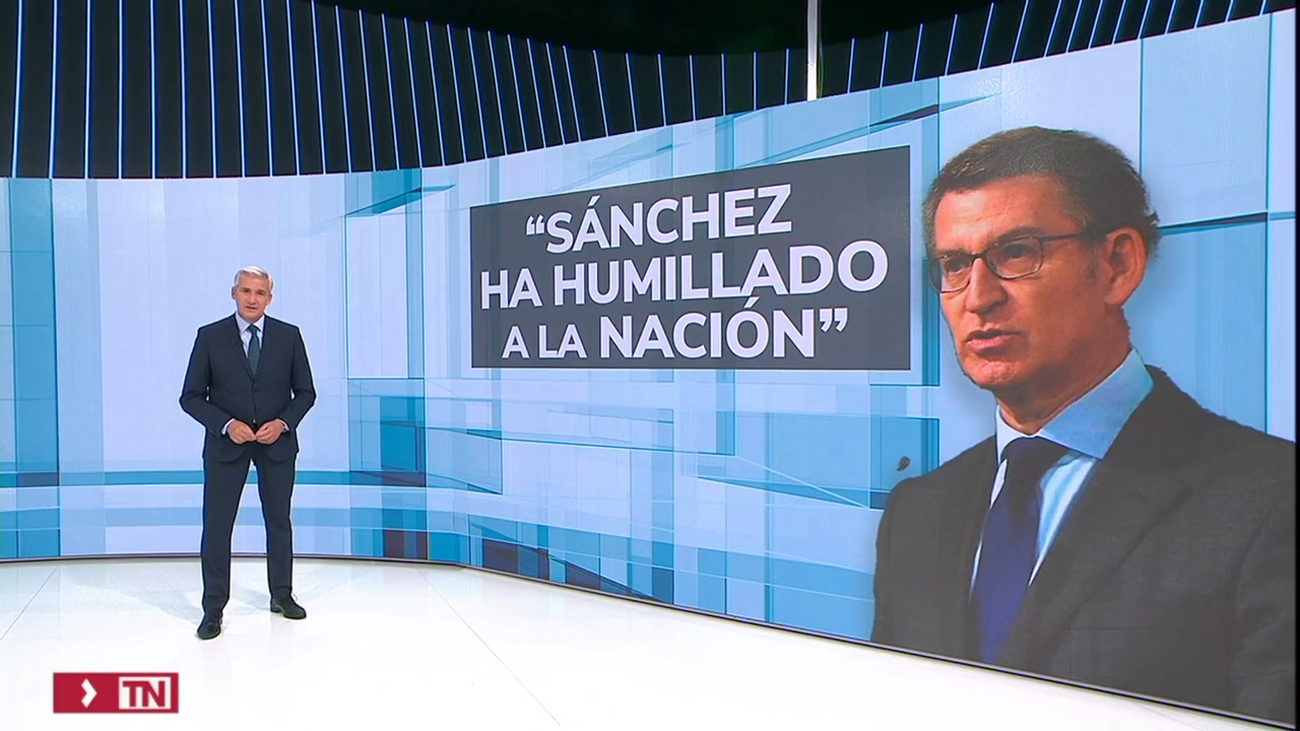 Feijóo sobre la reforma del delito de sedición: "Es una irresponsabilidad histórica"