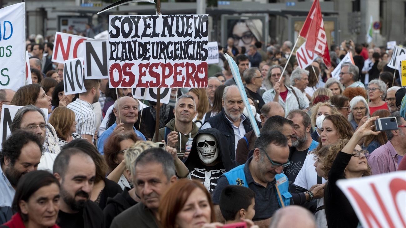 Podemos pide manifestarse el próximo domingo por la Sanidad pública