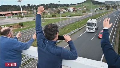 Este lunes se inicia la huelga indefinida de los camioneros con una marcha a pie por el centro de Madrid