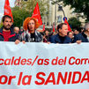 Miles de vecinos marchan en Madrid en una manifestación por la Sanidad Pública