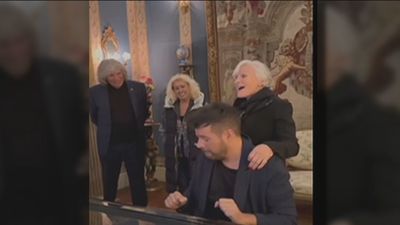 La noche flamenca de Glenn Close en el palacio de Liria de Madrid