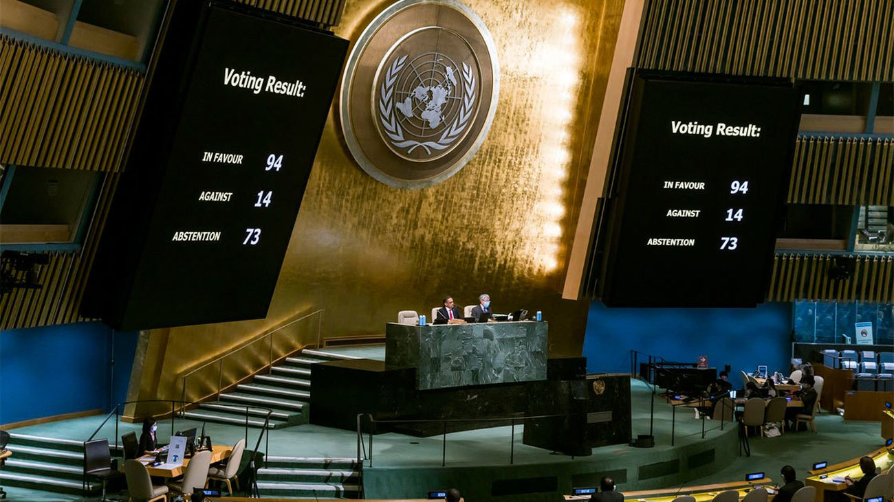 La Asamblea de la ONU aprueba que Rusia pague reparaciones a Ucrania