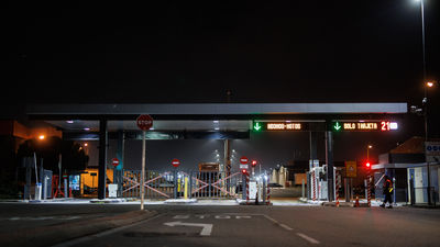 Normalidad en Mercamadrid en el primer día de huelga de los transportistas