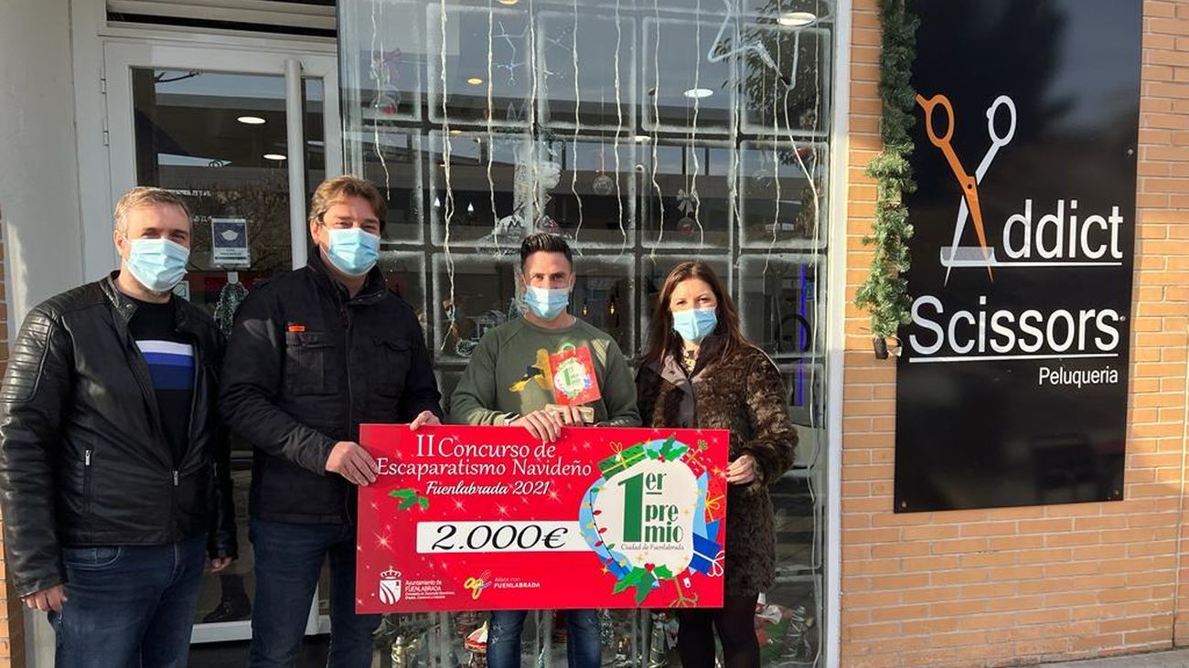Fuenlabrada repartirá 23.000 euros entre los escaparates navideños mejor decorados