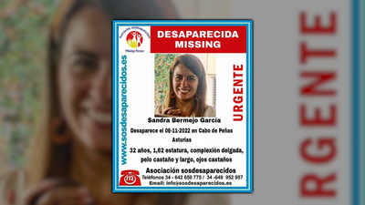 Analizan una prenda hallada donde desapareció la madrileña Sandra Bermejo