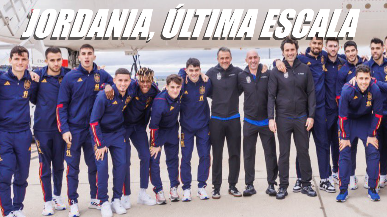 España ya está en Jordania, último paso antes del Mundial 2022