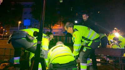 Cuatro heridos, tres de ellos por arma blanca, en un parque de Orcasitas