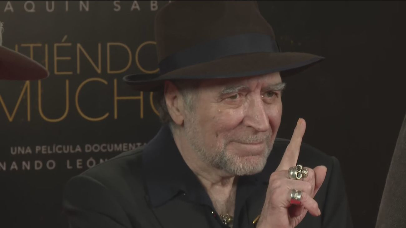 Joaquín Sabina estrena 'Sintiéndolo mucho', un documental sobre su vida