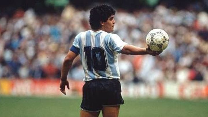 Maradona en 1986 / AFA