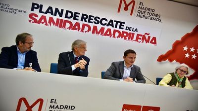Plan socialista para la sanidad madrileña, más dinero y personal