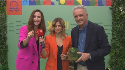 El equipo de El Tiempo de Telemadrid recibe el Premio Especial #Ecólatras