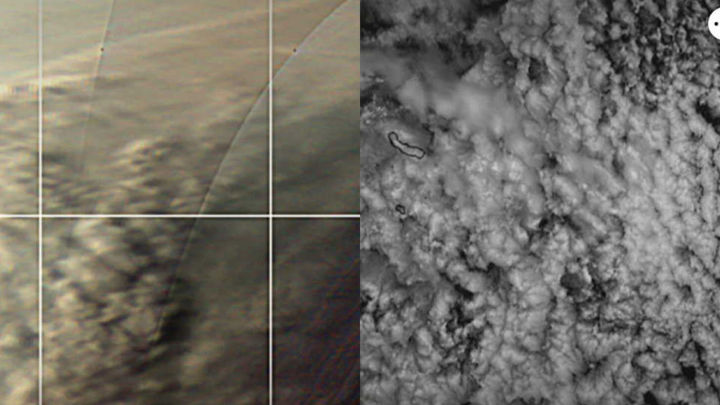 Nubes detectadas por la Misión Mars Express de la ESA / EUROPA PRESS