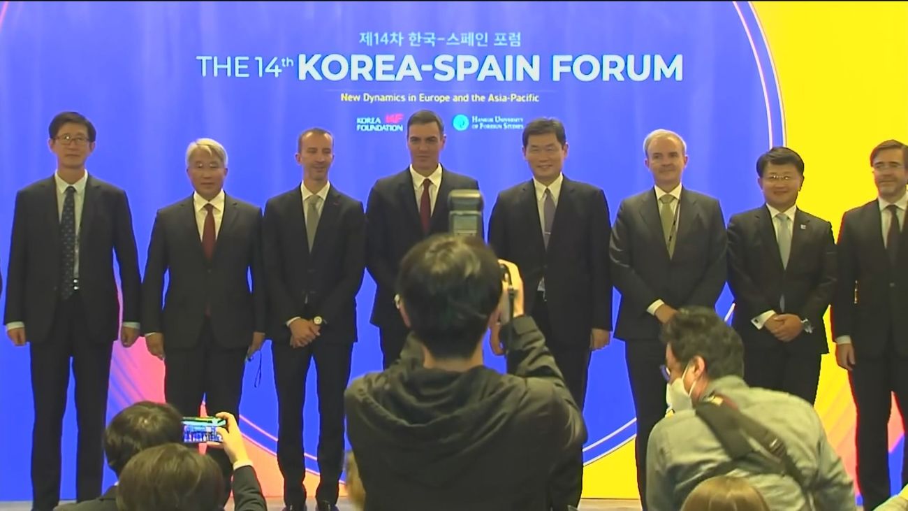 Pedro Sánchez, de visita en Seúl