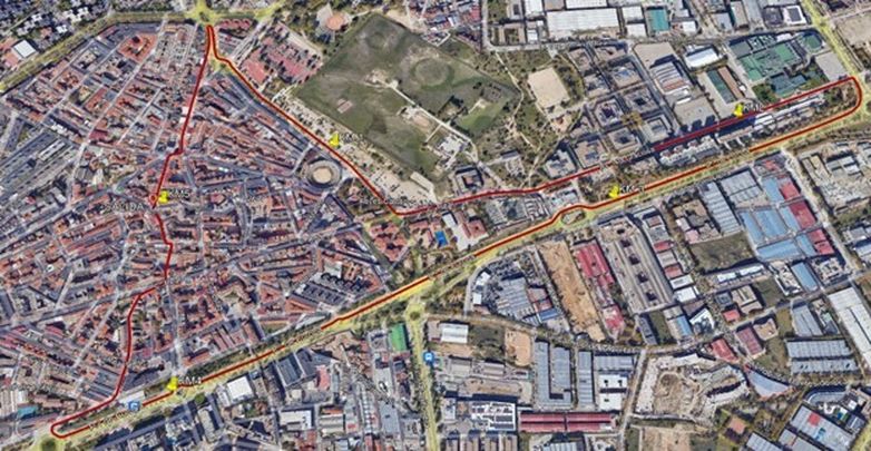 Recorrido de la SanSelvestre / AYUNTAMIENTO DE SANSE