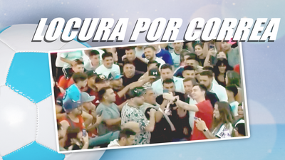 Locura total Argentina para despedir a Ángel Correa, camino de Catar