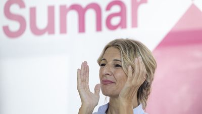 Yolanda Díaz, increpada en Valencia tras las críticas de Pablo Iglesias