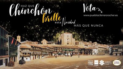 Chinchón se postula para ser el pueblo mejor iluminado por una marca de bombones