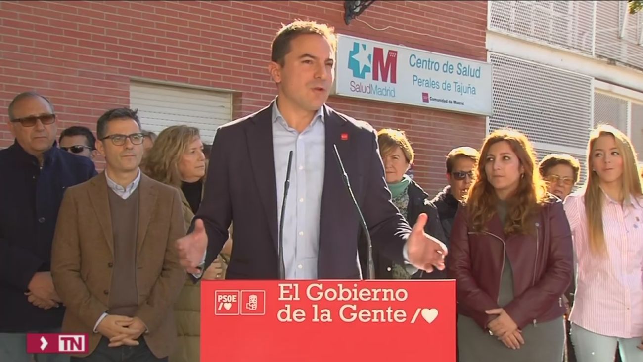 El PSOE madrileño denuncia en Perales de Tajuña la lista de espera sanitaria