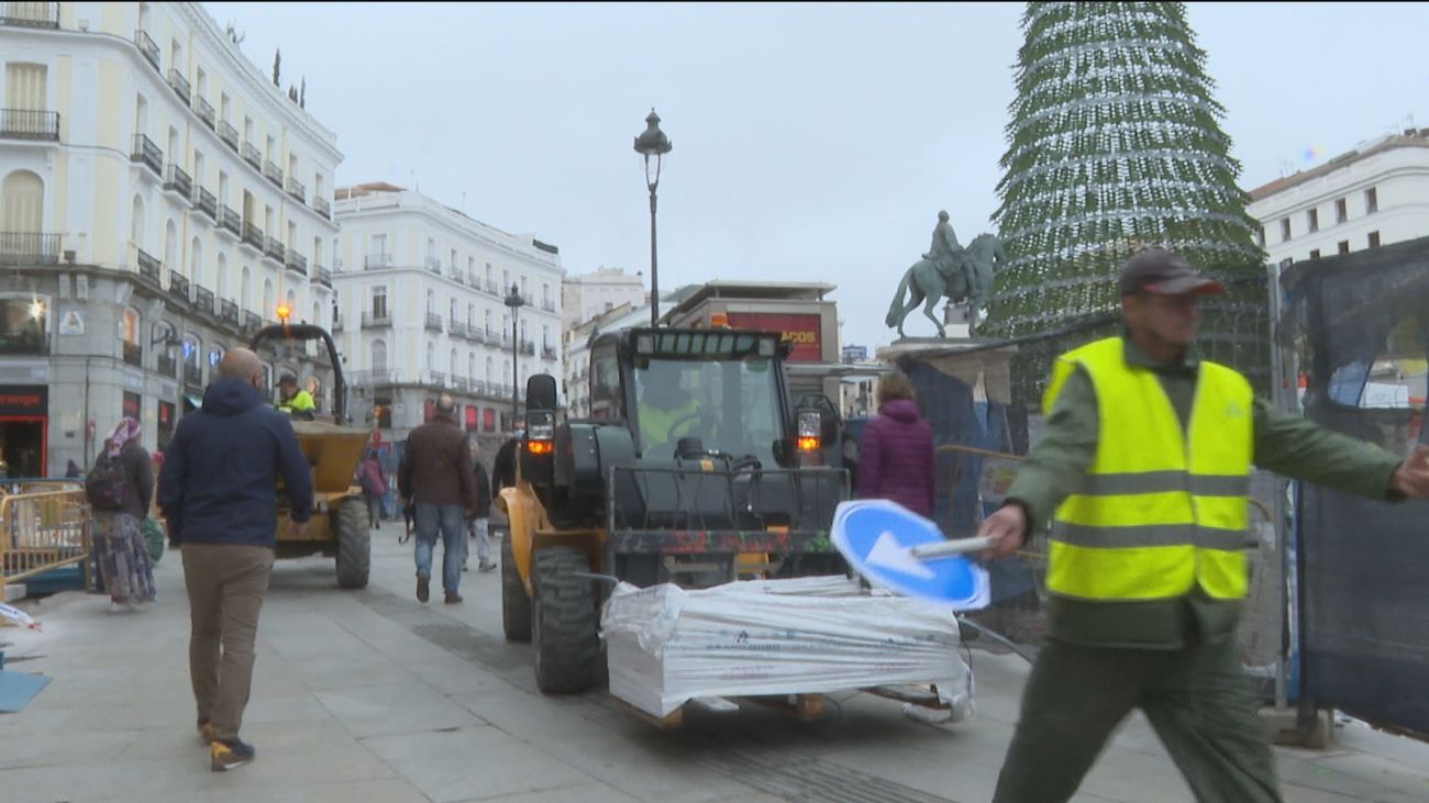 Policía Municipal demanda más espacio libre en Puerta del Sol ante las primeras aglomeraciones prenavideñas