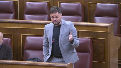 Rufián confiesa que usó los Presupuestos para forzar a Sánchez a acabar con el delito de sedición