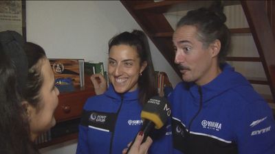 Sara y Javier, una pareja unida por el amor y los rallys