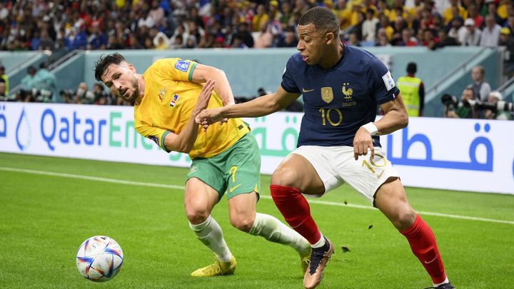 Mbappé ante Australia / EFE