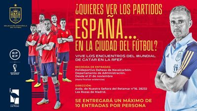 Los vecinos de Las Rozas podrán ver los partidos de España en las instalaciones de la RFEF