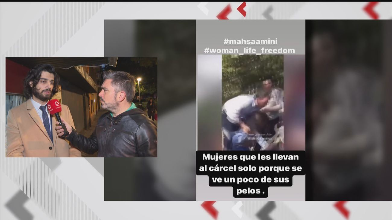 Iraníes en Madrid protestan contra la represión a las mujeres en su país
