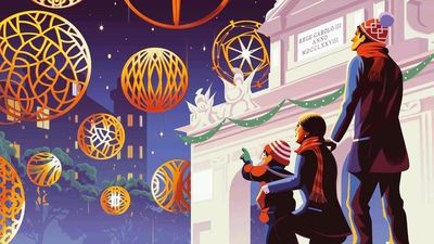 La Puerta de Alcalá, un Belén y una familia protagonizan el cartel de Navidad en Madrid