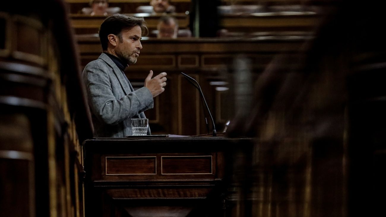 El presidente del grupo parlamentario de Unidas Podemos en el Congreso, Jaume Asens