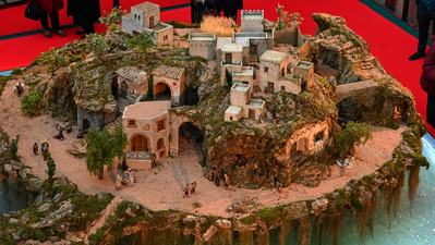 Vemos en primicia cómo es el Belén de la Real Casa de Correos antes de su inauguración