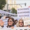 Las cuidadoras del servicio de ayuda a domicilio protestan por su precariedad e invisibilidad