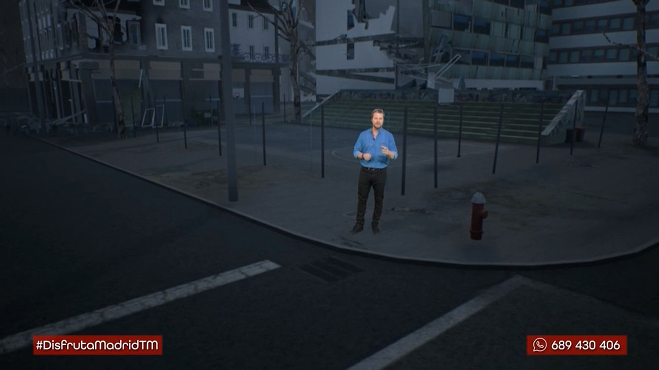 Así sería un tornado en el centro de una ciudad