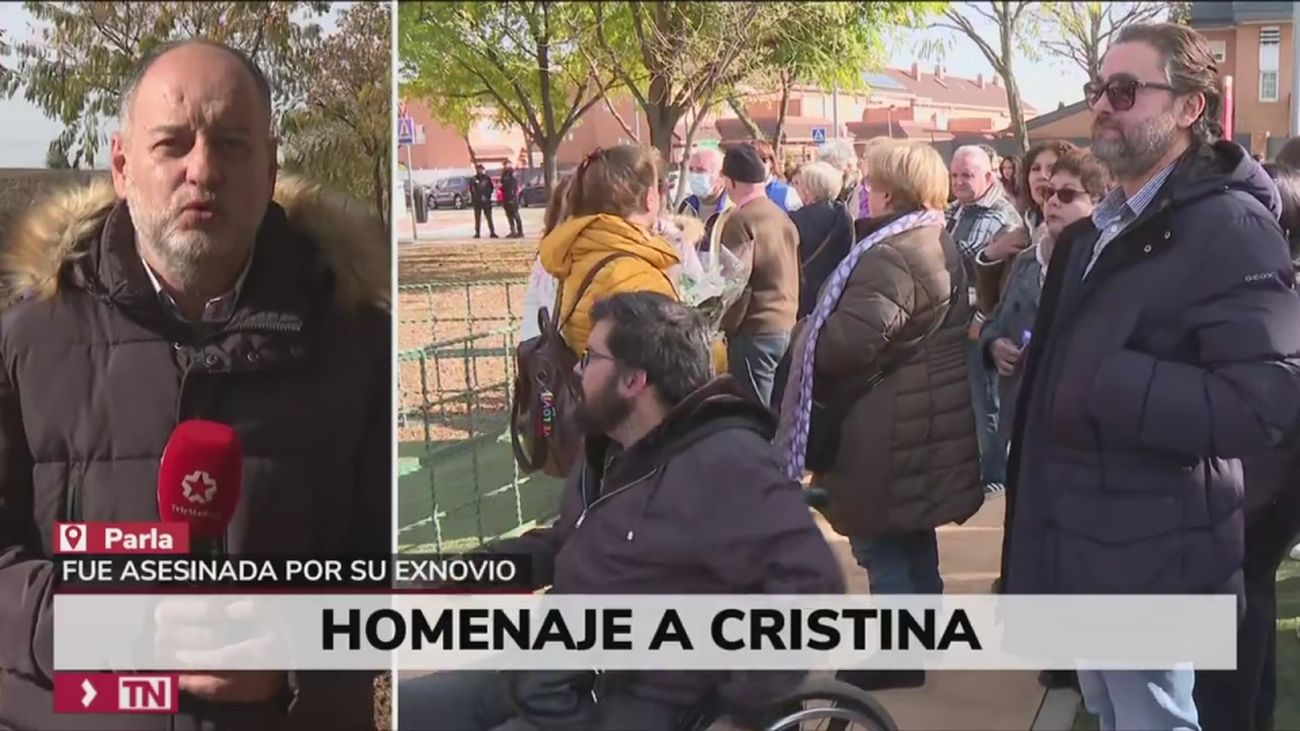 Parla homenajea a Cristina, la joven de 18 años asesinada por su pareja
