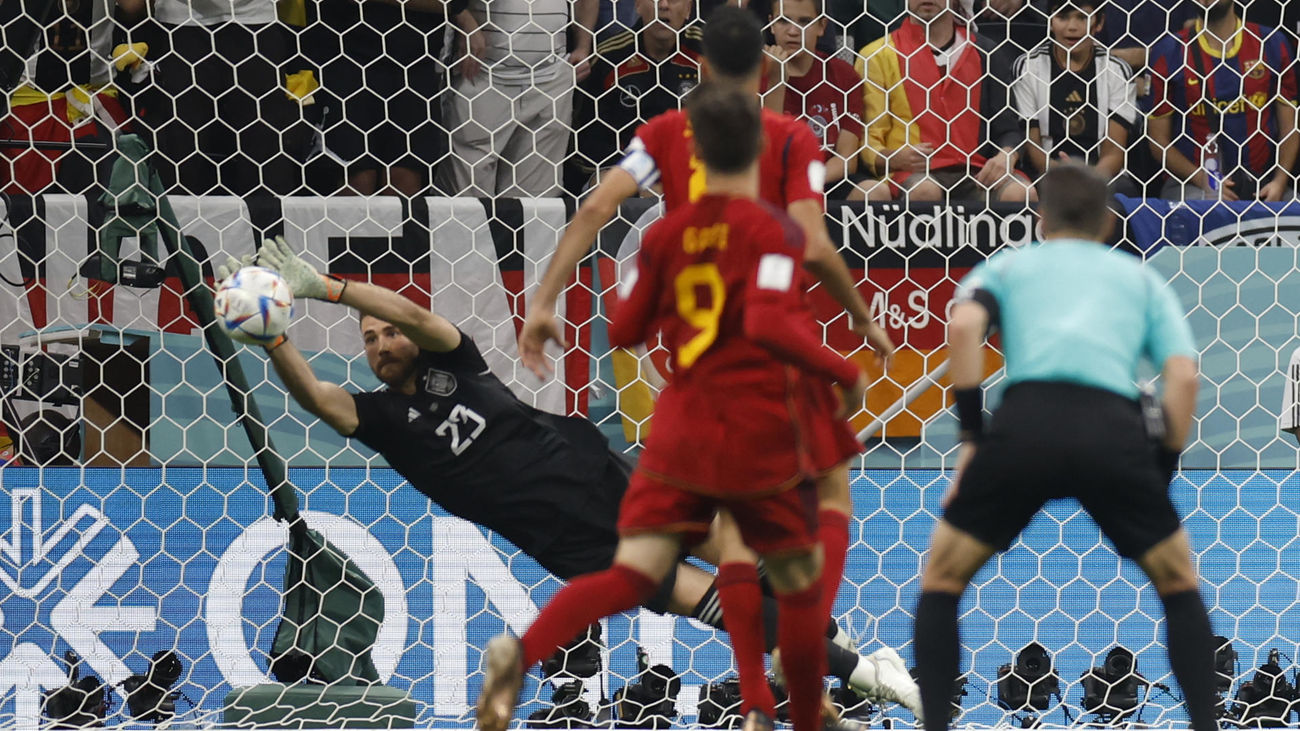 Unai Simón, un seguro bajo la portería de España