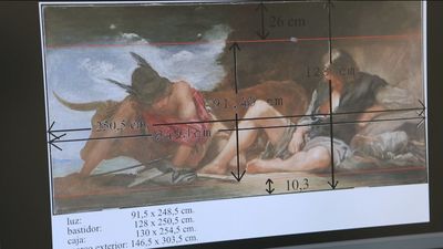 El cuadro 'Mercurio y Argos' de Velázquez recupera su forma original