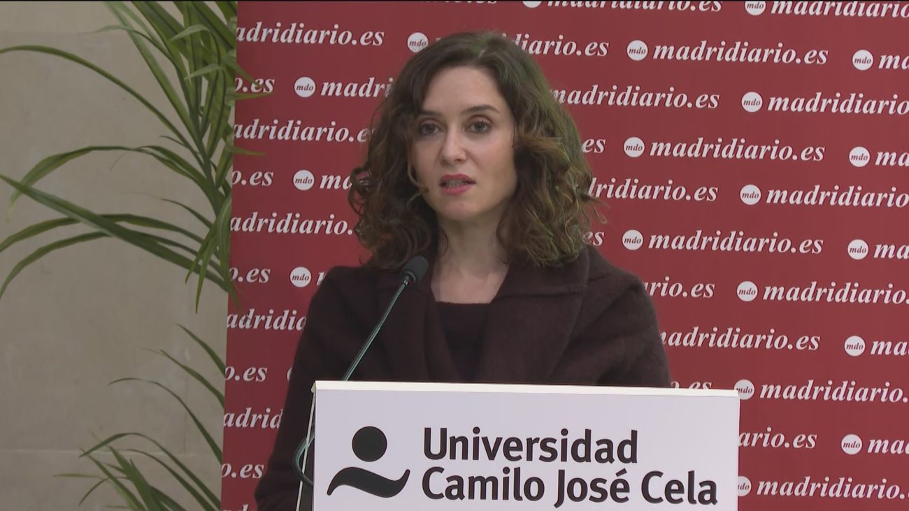 Ayuso defiende  políticas "efectivas y no efectistas" para luchar contra el cambio climático