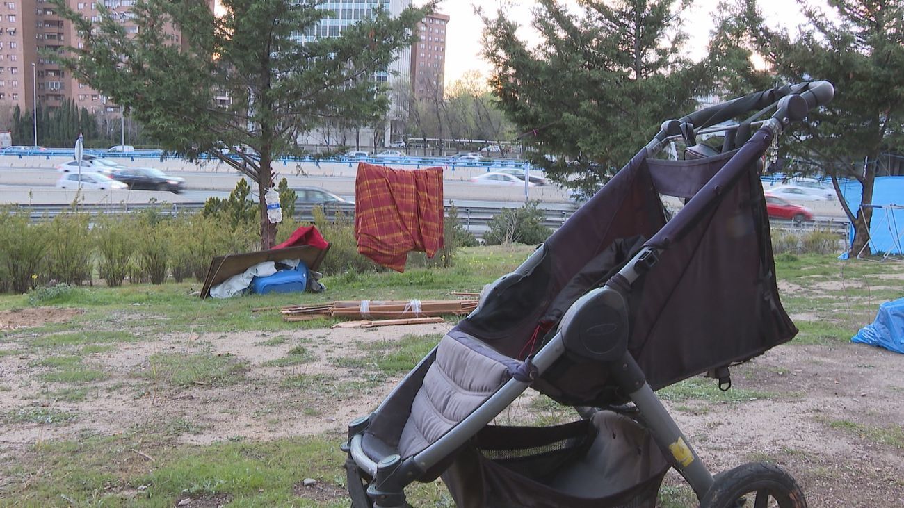 Personas sin hogar en Madrid