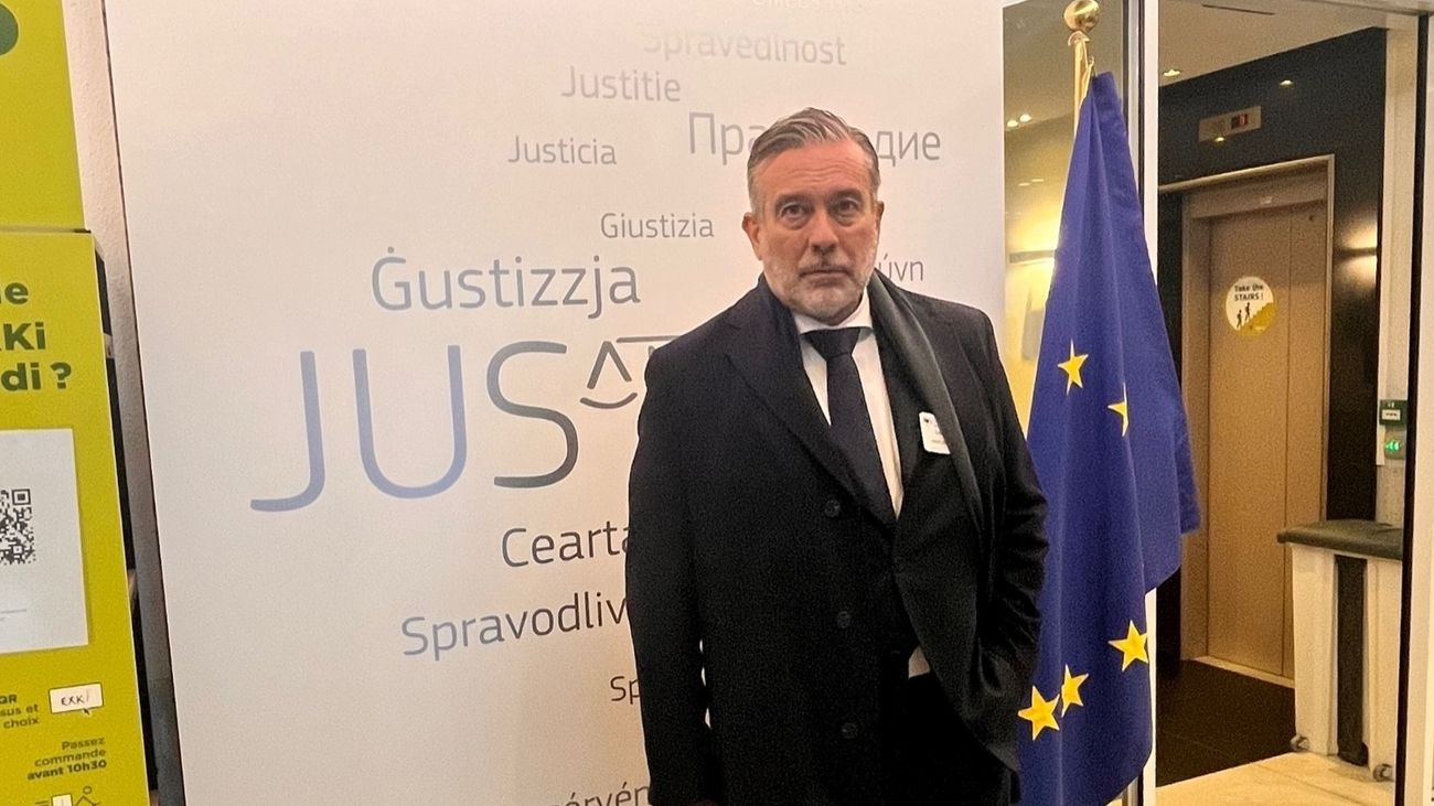 El consejero de Presidencia, Justicia e Interior, Enrique López, en Bruselas.