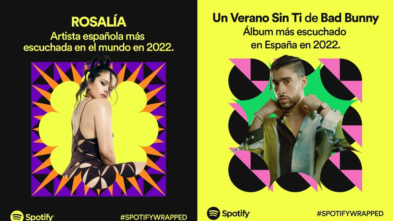 Bad Bunny, el artista más escuchado de 2022