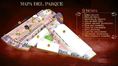 El parque temático Navidalia en Getafe abre este viernes en el recinto ferial con más de 90 atracciones