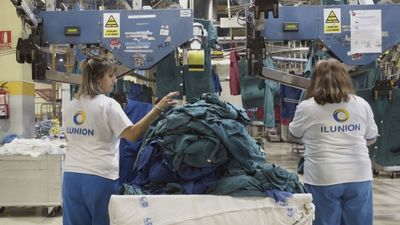 El 80% de la plantilla de esta red de lavanderías es discapacitada y su trabajo fue clave durante la pandemia