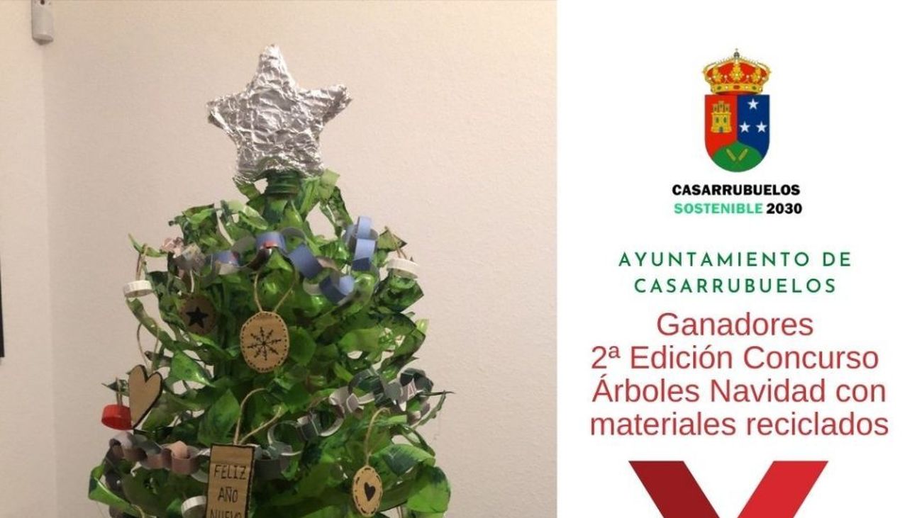 Uno de los árboles ganadores del certamen de 2021