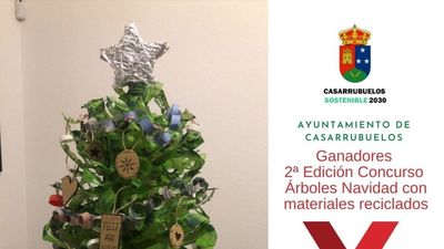 Casarrubuelos premia a los vecinos que fabriquen su árbol de Navidad con materiales reciclados