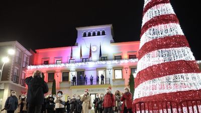 José Manuel Soto y chocolatada para  inaugurar la Navidad en San Sebastián de los Reyes